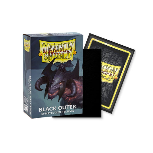 Dragon Shield Matte Black Outer Sleeves 100ct