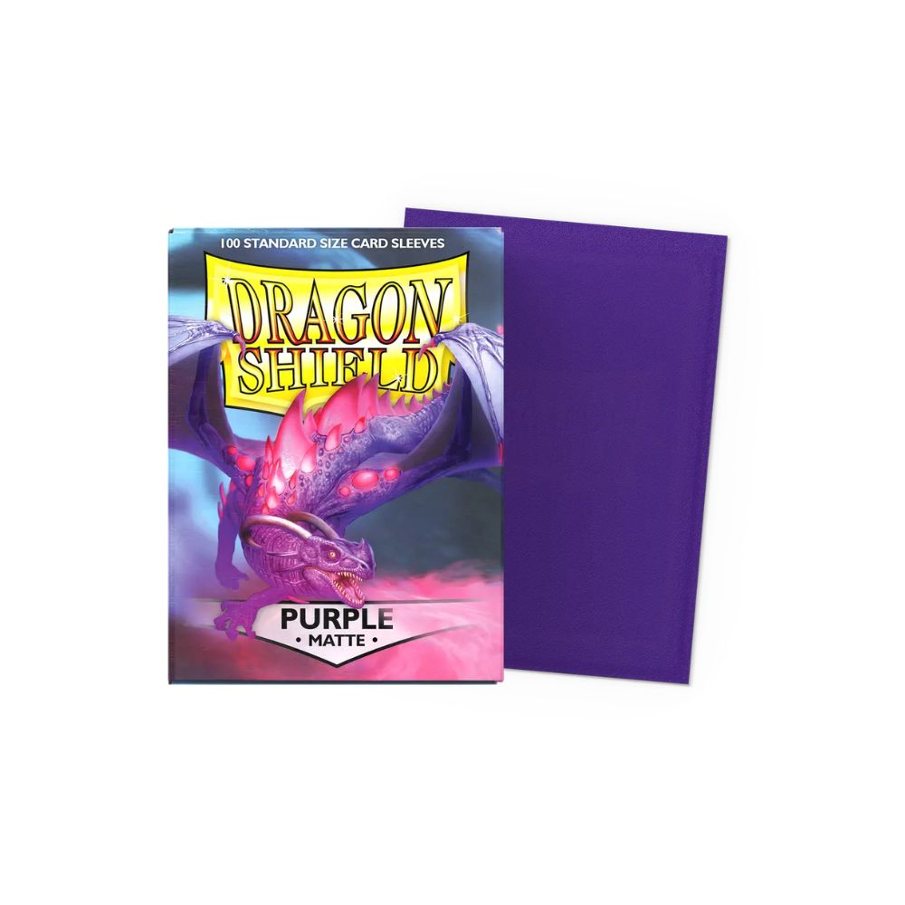 Dragon Shield Matte Purple Sleeves 100ct